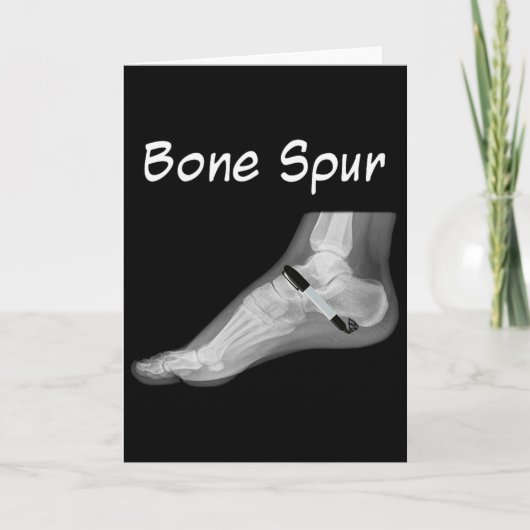 Carte Trump Bone Spur Ink Pen Funny Anti Trump  (Devant)