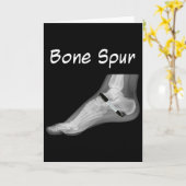 Carte Trump Bone Spur Ink Pen Funny Anti Trump  (Fleur jaune)