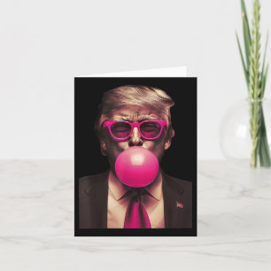 Carte Trump Bubble Gum Funny 1