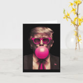 Carte Trump Buble Gum Pink 2 (Fleur jaune)