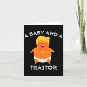 Carte Trump Byby Et Un Traître Drôle Le Président Trump