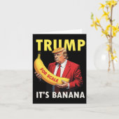 Carte Trump C'est une banane (pour donner l'échelle) Sta (Fleur jaune)