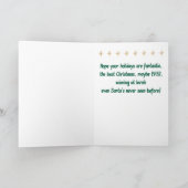 Carte Trump Christmas Card | Snowman Trump (Intérieur)