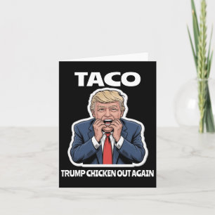 Carte Trump Craint Toujours Trump Drôle Taco