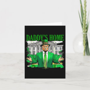 Carte Trump Daddys Accueil Maison Blanche Jour de la Sai