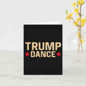 Carte Trump Dance 2024 Qr 4547 Funny Trump Dancing Code (Fleur jaune)