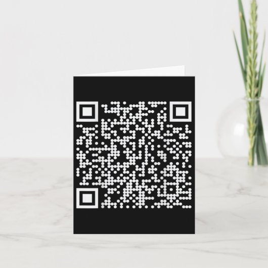 Carte Trump Dance Qr Funny President Dance Code (retour) (Devant)