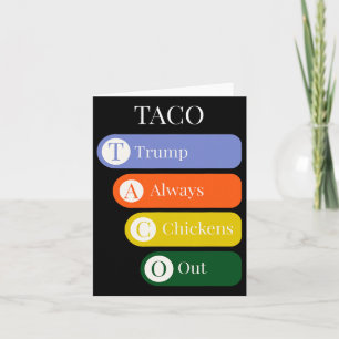Carte Trump Drôle Toujours Les Poulets Du Commerce De Ta