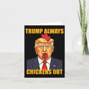Carte Trump Épouse Toujours Taco Drôle Trump Poulet