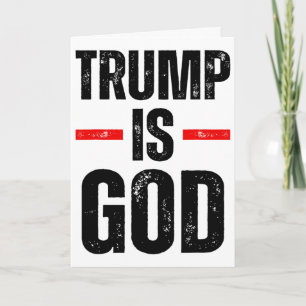 Carte Trump est Dieu Drôle Trump est Dieu 1