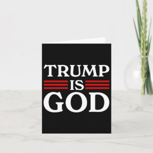 Carte Trump est Dieu Drôle Trump est Dieu 2