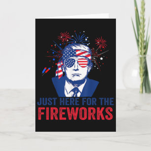 Carte Trump est juste ici pour les feux d'artifice drôle