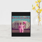 Carte Trump Est Mon Valentin (Fleur jaune)