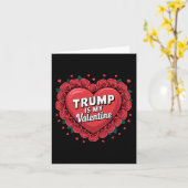 Carte Trump Est Mon Valentin 9 (Fleur jaune)