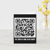 Carte Trump est votre président - Qr Trump Code (Fleur jaune)