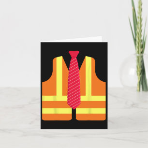 Carte Trump Fier D'Être Garbyge Hi-Vest Red Cravate Coût