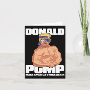 Carte Trump Funny le 4 juillet Donald Pump