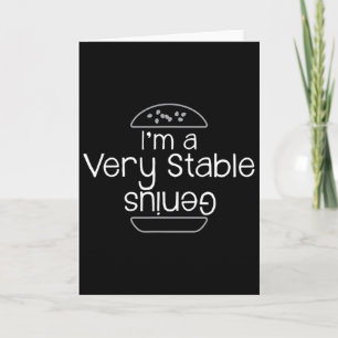 Carte Trump Je Suis Un Génie Très Stable Et J'Aime Les B