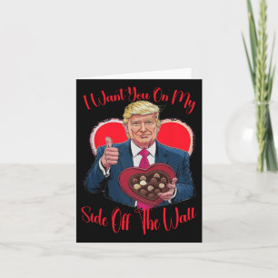 Carte Trump Je Veux Vous Sur Mon Côté Du Mur Trump Vale