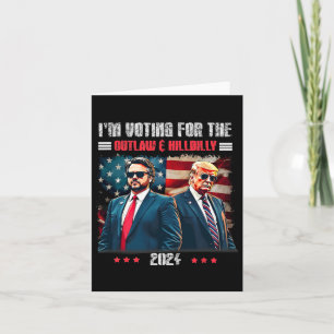 Carte Trump, je vote pour le hors-la-loi et Hillbilly Tr