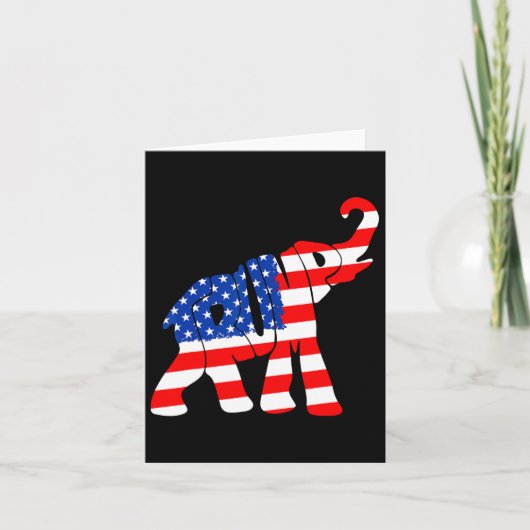 Carte Trump, le drapeau américain (Devant)