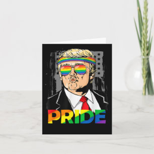 Carte Trump Lgbt Gay pride Mois Lesbian Biual Transgend