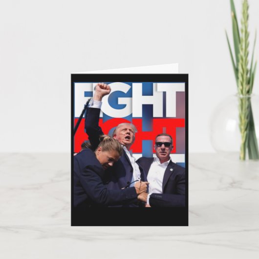 Carte Trump lutte pour l'Amérique Trump sans dédain 1 (Devant)