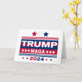 CARTE TRUMP~MAGA~2024 (Fleur jaune)