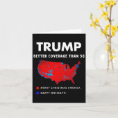 Carte Trump Meilleure Couverture Politique Drôle  (Fleur jaune)