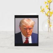 Carte Trump Mug Shot 1 (Fleur jaune)