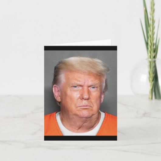 Carte Trump Mugshot (Devant)
