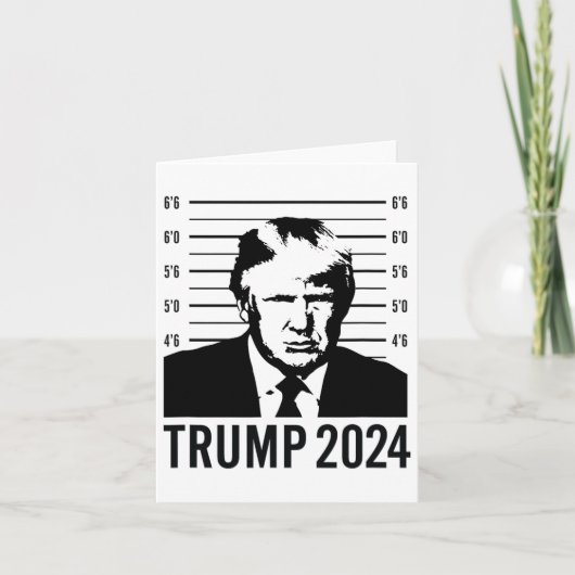 Carte Trump Mugshot 2024 Président (Devant)