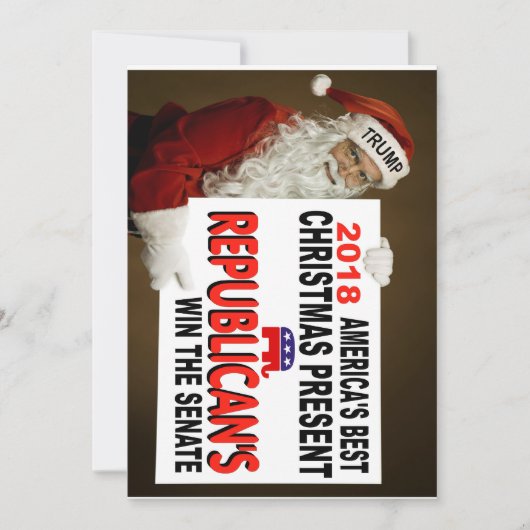 CARTE TRUMP NOËL (Devant)