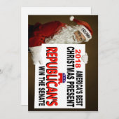 CARTE TRUMP NOËL (Devant / Derrière)