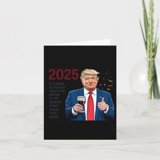 Carte Trump Nouvel An (Devant)