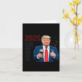 Carte Trump Nouvel An (Fleur jaune)