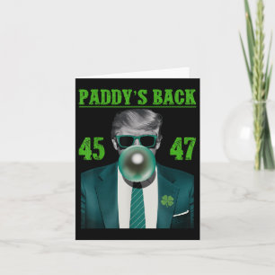 Carte Trump Paddys Back Design - Drôle Trump St