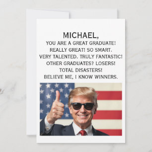 Carte Trump personnalisée, Anniversaire drôle
