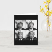 Carte Trump Photobooooooooooooooooooth Dans Bunny Pâques (Fleur jaune)