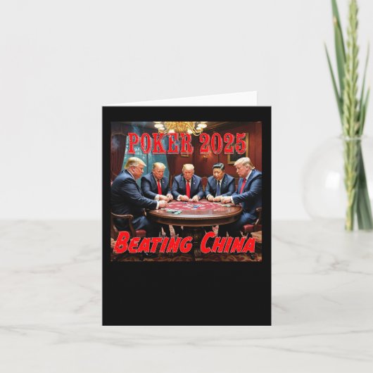 Carte Trump Poker 2025 (Devant)