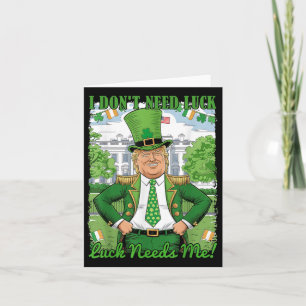 Carte Trump politique drôle Jour de la Saint Patrick irl