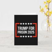 Carte Trump Pour Prison 2025 (Fleur jaune)