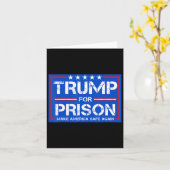 Carte Trump Pour Prison 2025 Drôle Trump 2 (Fleur jaune)