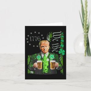 Carte Trump rend la grandeur du Jour de la Saint Patrick