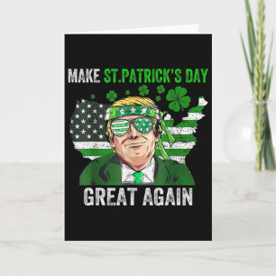 Carte Trump rend la Saint-Patrick à nouveau géniale Drôl