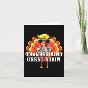Carte Trump rend le Thanksgiving grand à nouveau drôle T