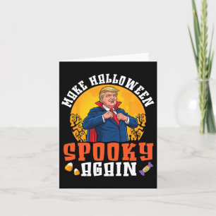 Carte Trump rend l'Halloween Éffrayant à nouveau drôle D