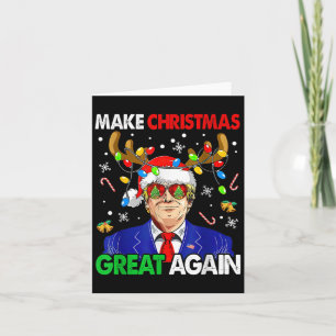 Carte Trump rend Noël super encore Noël Noël
