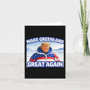 Carte Trump Rendre sa grandeur au Groenland Trump au dra