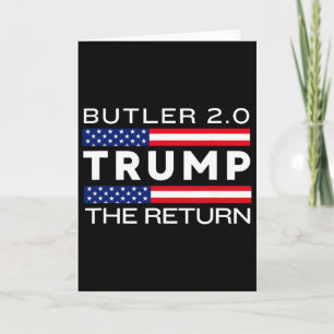 Carte Trump revient au rassemblement de Butler Fight Tru